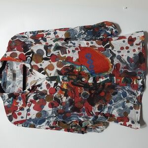 Parsley & Sage Multicolored Bohemian Textured Blouse